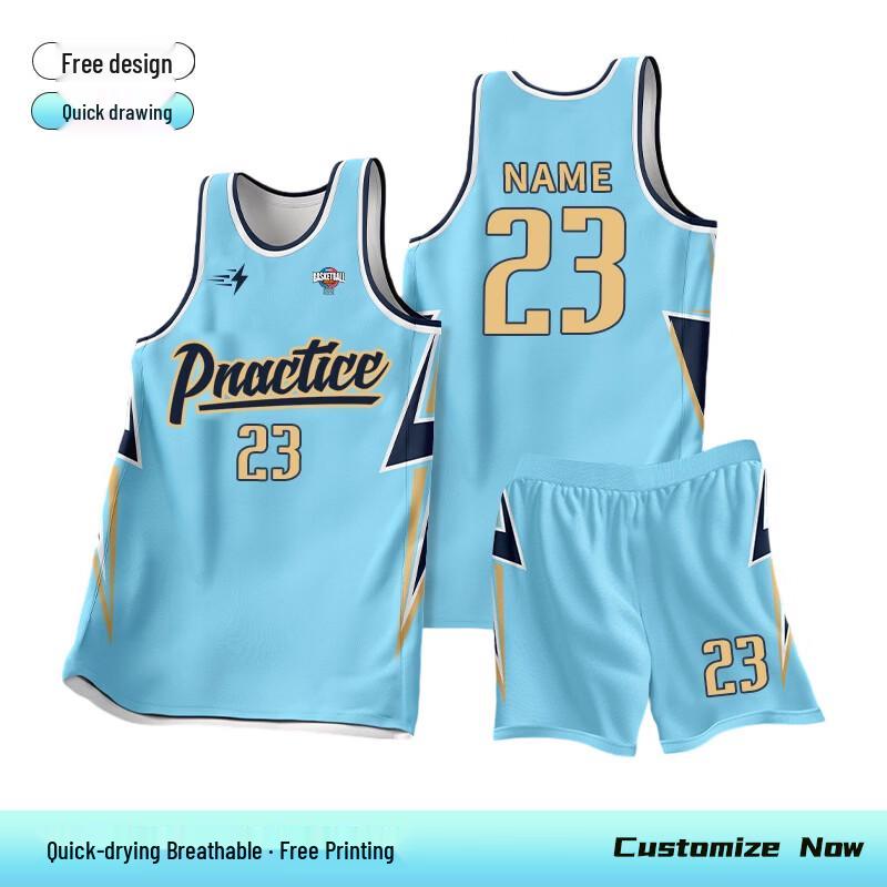 Men's Custom American Style Basketball Jersey Set