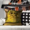 Cartoon Funny S-Shrek Pillowcase Throw Pillow Cases Cover for Sofa Interior Decoration Living Room Decorative Cushion Covers