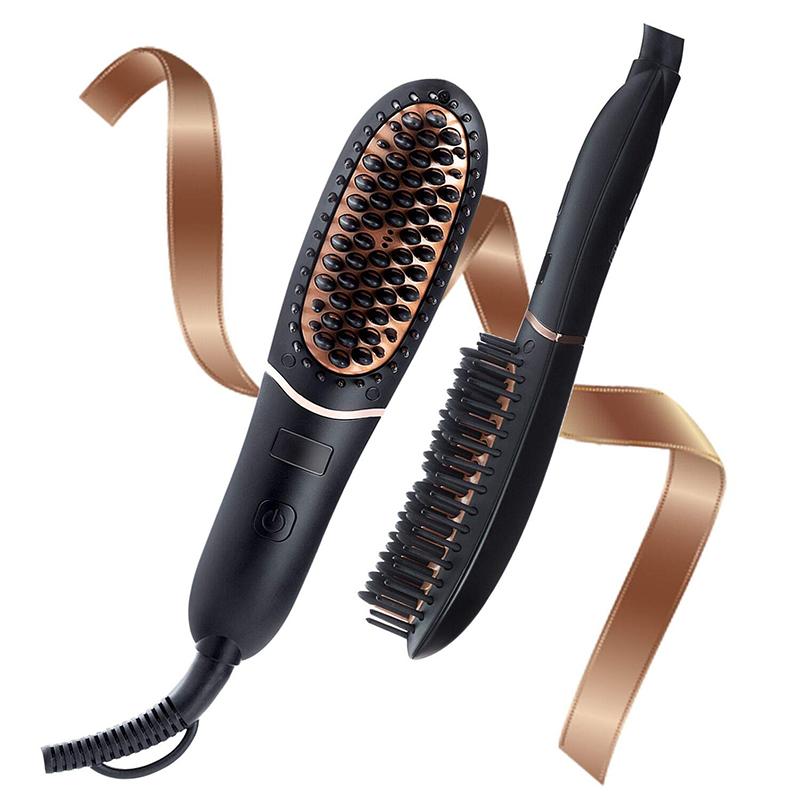 Hot Comb Beard Straightener Brush PTC Multifunctional Household Quick Beard Styler Hair Straightening