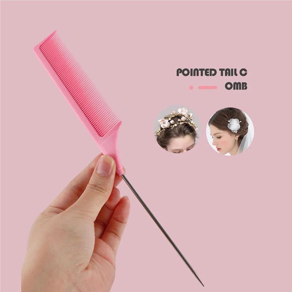 Hair Combs Set Hairstyling Tools Home Barber Shop Women Men Universal Ple Massage Wet Dry Detangling Brush Hairdressing Tool