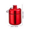 Aluminium Pillen Schlüsselanhänger Halter Kleine Pillendose Wasserdichter Organizer Stonego Tragbarer Pillenhalter Schlüsselanhänger