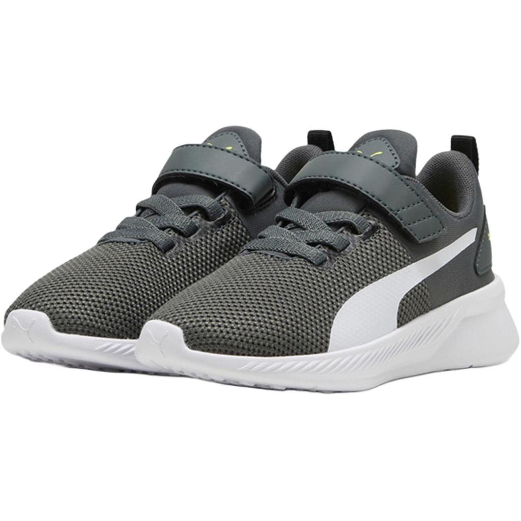 Puma Flyer Comfortable Durable Low-Top Kids Running Shoes Kids Sneaker Gray White 192929-45