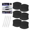 Door Handle Protector Magnet 6 Pieces Car Door Guard Car Door Knob Cover Magnet Door Knob Carbon Sheet M Size 89 X 79 Mm