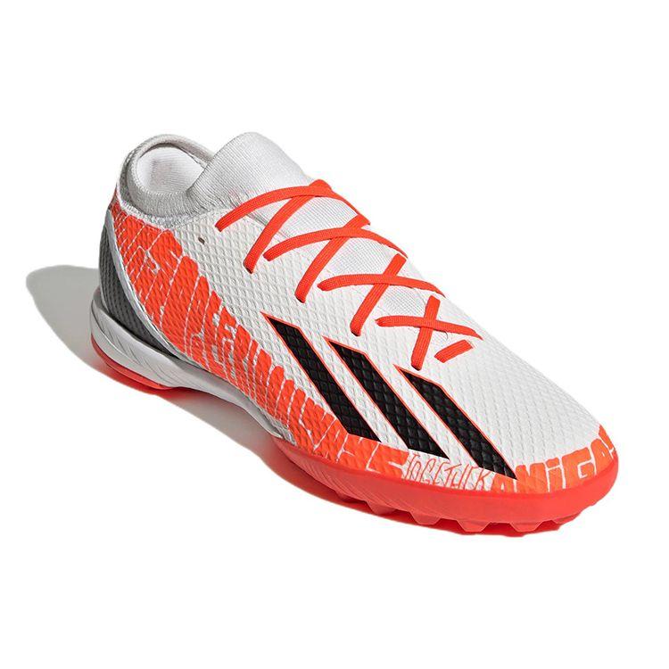 Adidas X Speedportal Messi.3 TF White Solar Red Unisex Sneakers Cloud-White Core-Black GW8395