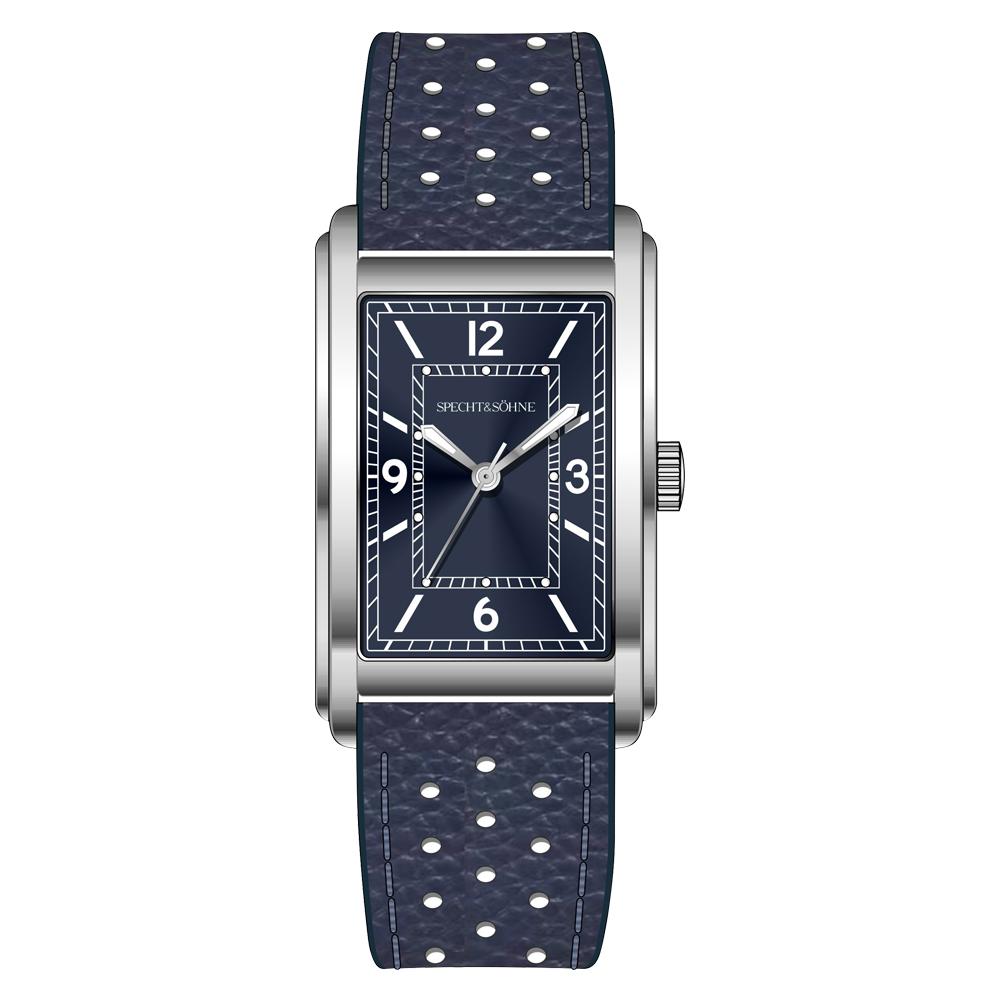

Женские часы Specht & Söhne 28 мм Кварцевые часы Нержавеющая сталь Сапфировое стекло с AR-покрытием Наручные часы для женщин Водонепроницаемость 50 м синий
