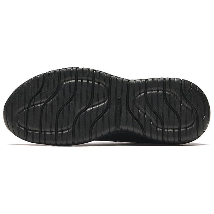 Anta Durable Shock Absorbing Low Top Casual Shoes Men sneakers Black 112437793-6