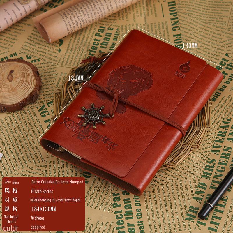 

А6 Европейский ретро крафт-бумага с отрывными листами деловой планировщик блокнот (Настраиваемый логотип) A6