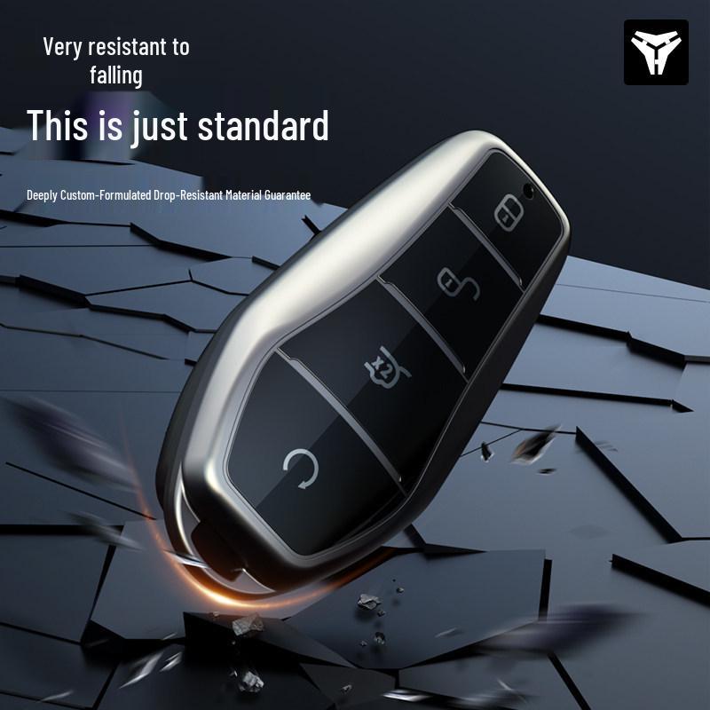Compatible Key Case for BYD Models: Song, Qin, L PLUS, DMI, Han, Tang, Yuan Pro, Destroyer 05, Dolphin, Seal, and Seagull EV