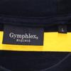 GYMPHLEX Border Pattern Short Sleeve T-shirt L Navy Women Used