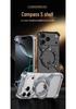 Cross-Border Apple 17 Pro Max S-Shaped Metal Phone Case with Rotating Stand