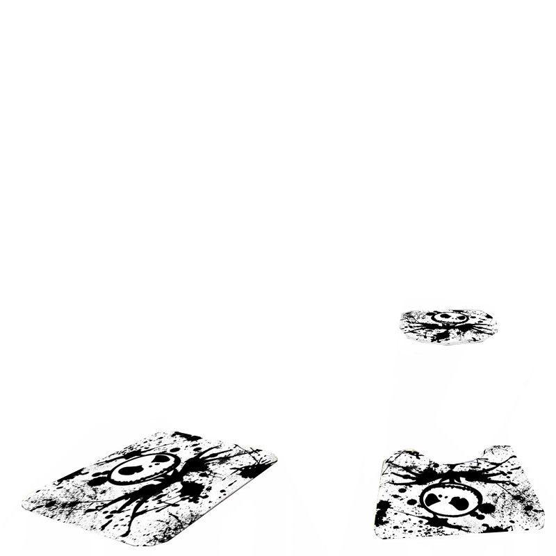 Zestaw Łazienkowy Miasteczko Halloween Z Wysokiej Jakości Zasłoną Prysznicową I Matami