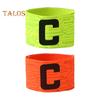 Soccer Captain Armband with Adjustable Fastener Tape Vibrant Color Football Arm Band Elastic Captain Arm Band Team Accessories