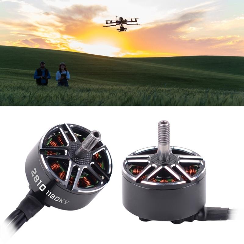 Pack of 1/4pcs 2810 1180KV Brushless Motor 4S-6S Propellers FPVs Traversing Aircrafts Motor Repair for 9" 7“ Quadcopter