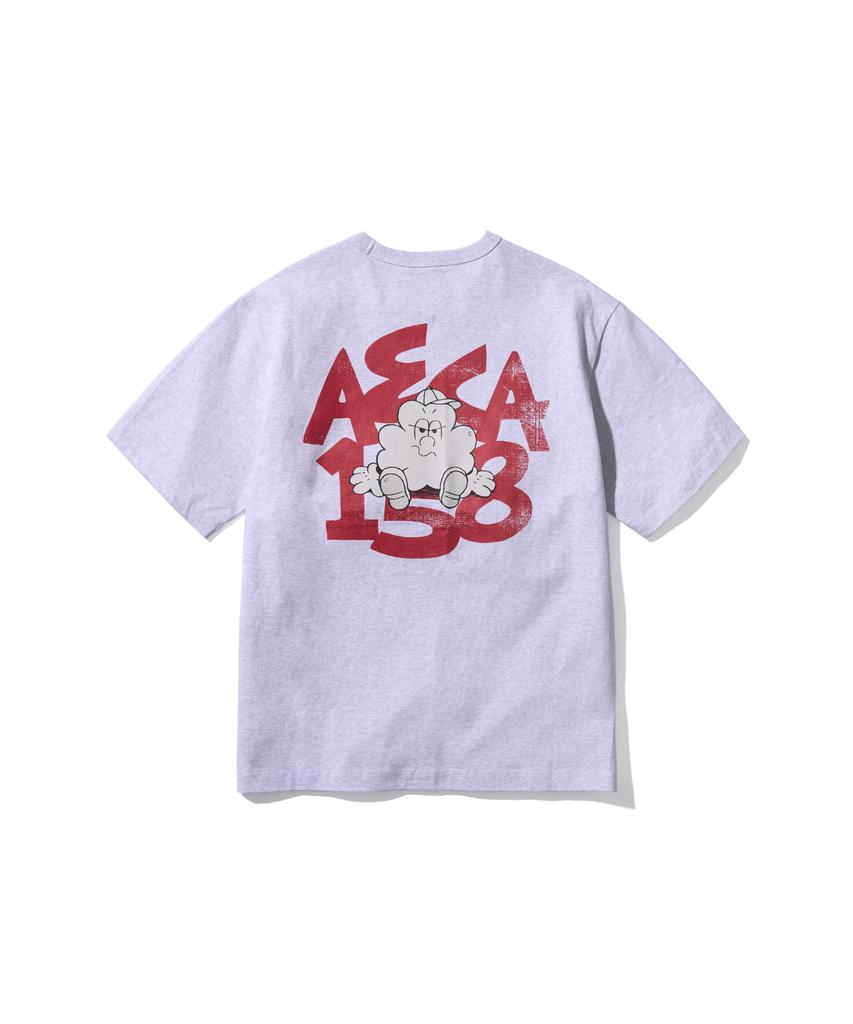 AECA Bad Clover Boy Records Half Sleeve-Light Gray
