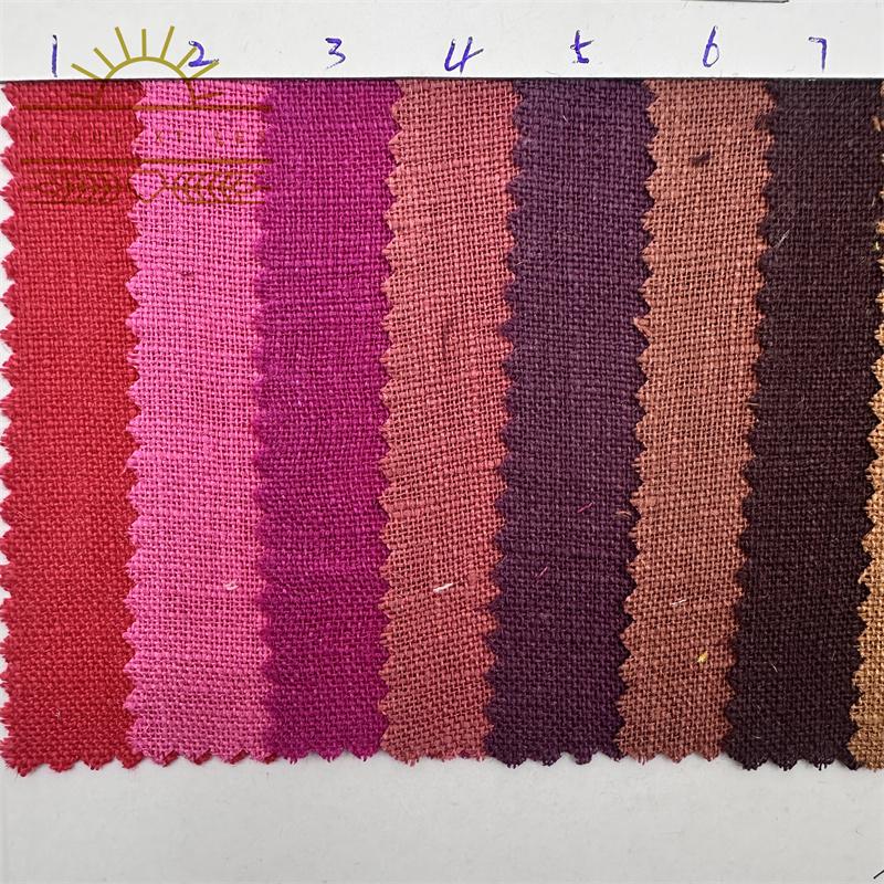 100% Pure Linen Fabric Woven  Premium Quality linen fabric for clothing From Viet Nam