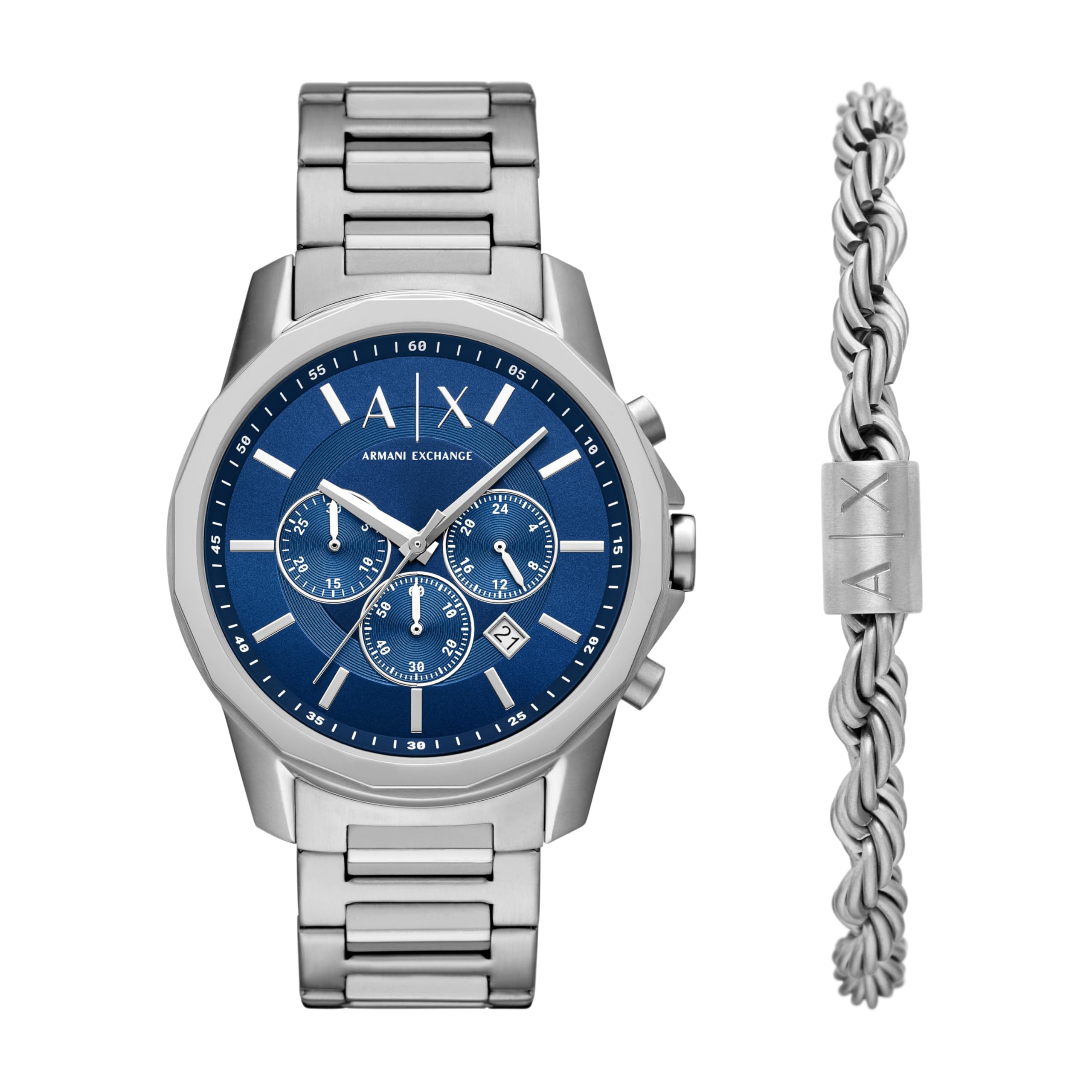 

Armani Exchange AX7176SET Silver Watch AX Men s