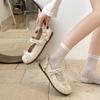 White French Ballet Style Light Mouth Flat Sole Shoes Women's Summer 2025 New with Skirt Retro Versatile Mary Jane Shoes