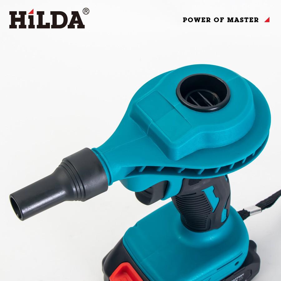 High-Power Rechargeable Mini Lithium Battery Hair Dryer and Industrial Leaf Blower Duster