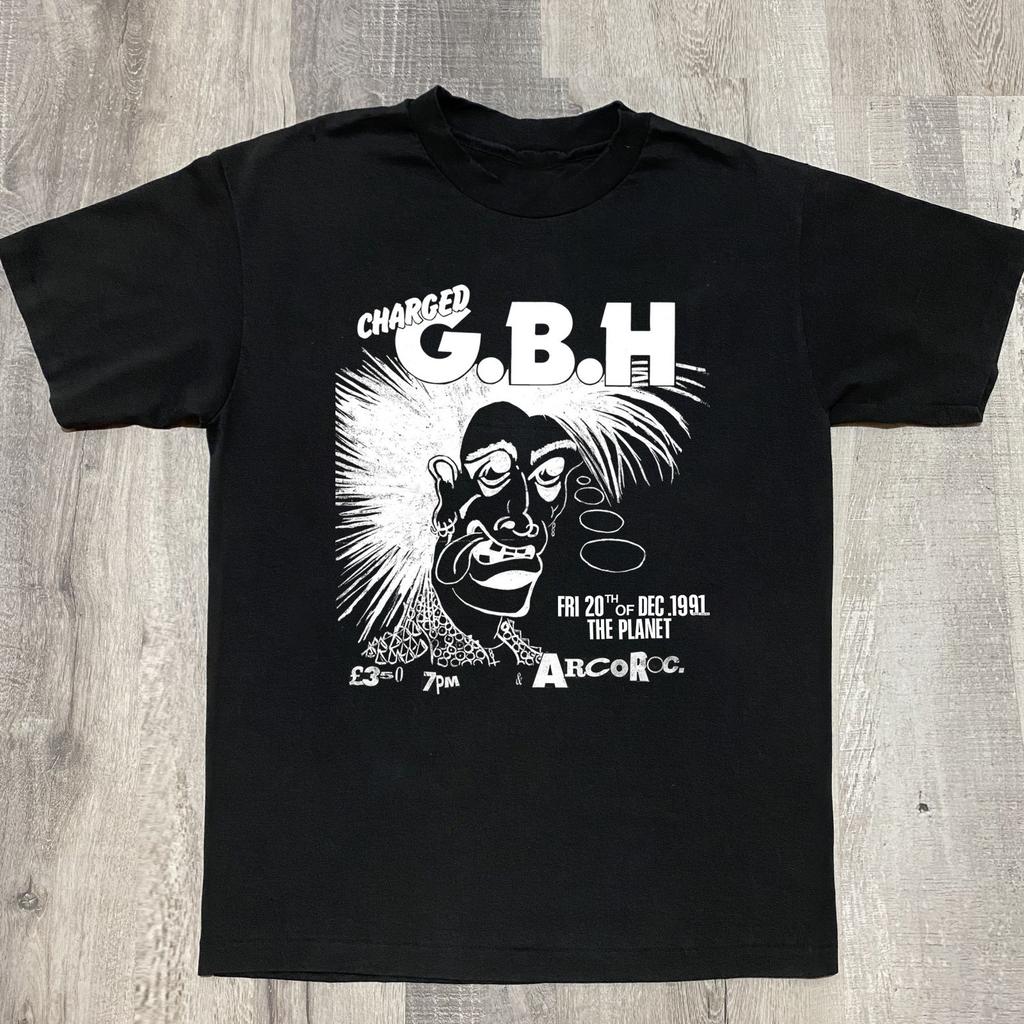 Charged GBH Band Album Short Sleeve Unisex T-Shirt All Size S-2345XL UU454
