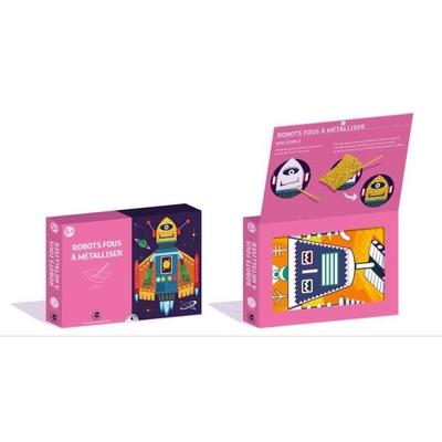 Creative Kit for Children - MegaCrea - Crazy Robots To Metallize - Multicolored - From 8 Years Old - Mixed