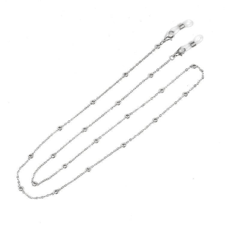 Cross-border Fashion Metal Eyewear & Mask Chain Lanyard - Anti-drop Necklace Holder