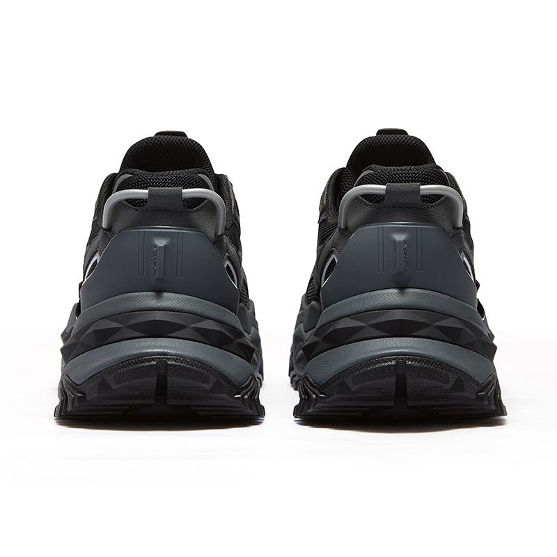 Fila Fusion Bianco Hard Candy Comfortable Versatile Height Increasing Dad Shoes Men Sneaker Black Space-Silver T12M531010FBS