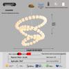 Italian Cream Minimalist LED Pendant Lamp for Living Room and Stairwell