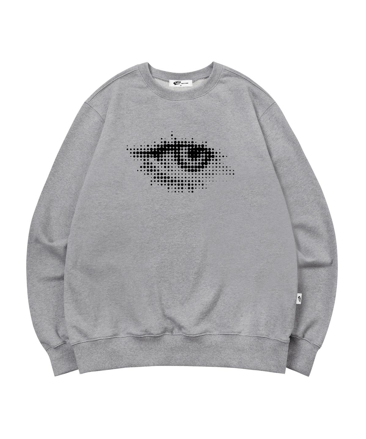 Escape From One-Eyed Print Sweatshirt Gray M