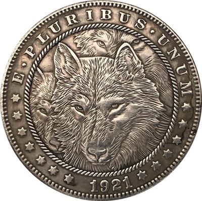New Wolf Commemorative Coins Souvenirs Coin Collection