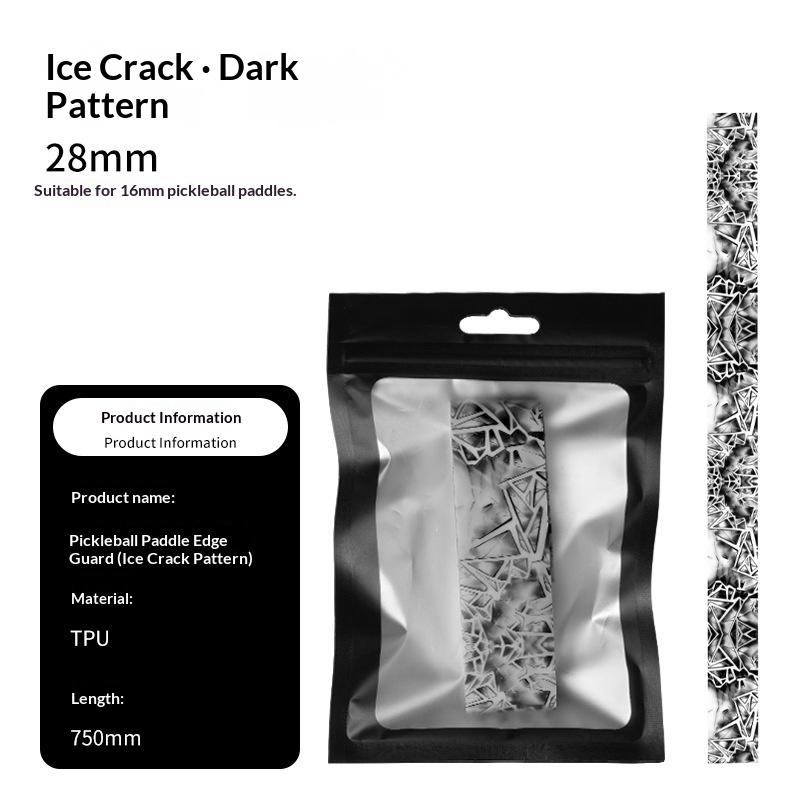 16mm Scratch Proof Edge Sticker for Pickleball Paddle Racket Shock Absorption Protection for Training Sport