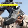 Steel Toe Men's Safety Shoes Puncture Resistant Work Shoes Men's Protective Shoes Wear-Resistant Sole Work Boots Tactical Boots
