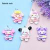 Glossy 3D Resin Cartoon Animal Keychain Pendant