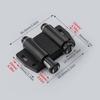 Double Head Magnetic Catches Glass Door Hinge Clamp Push To Open Touch Latches Magnetic Suction Furniture Hardware