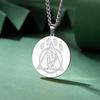 Therian Symbol Necklace Norse Wolf Claw Stainless Steel Jewelry for Men Vintage Animal and Nature Pendant