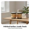 Wooden Drums Wood Finish Pair of Bongos Metal Rivets