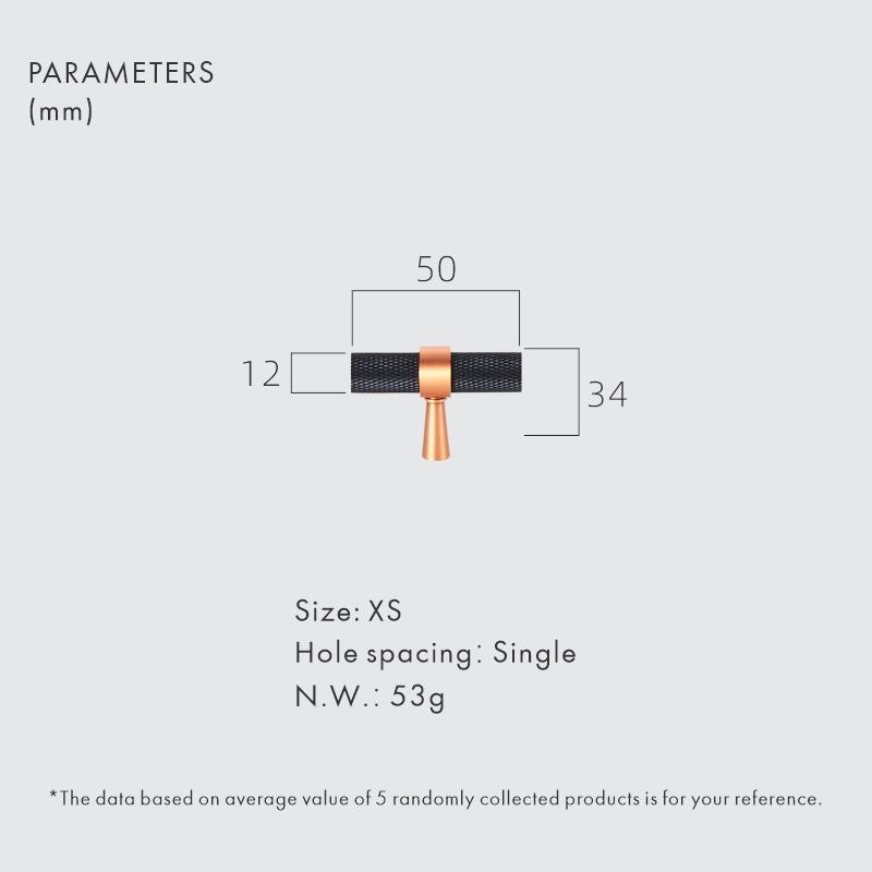 

Dooroom Brass Knurled Furniture Handles Modern Copper Black Pulls Cupboard Wardrobe Dresser Shoe Box Drawer Cabinet Handles Knob