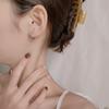 Mobius Strip Hoop Earrings For Women Elegant Minimalist Circle Ear Cuffs Unique Fashion Jewelry Accessories