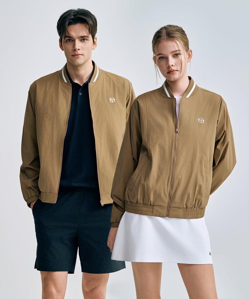 Sergio Tacchini U Light Stretch Varsity Jacket (D.Beige)