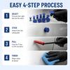 Manual Body Blemish Repair Kit for Small Vehicle Areas, Side Handle Puller with 18 Mixed Pull Heads for Auto Exterior Use At Home Care