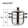 Adneny AO-29 Edelstahl 3-Etagen Dampfgarer
