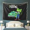 Tilly der Abschleppwagen Geckos Garage Reparatur LKW Fahrzeuge Wandteppich Wandbehang Ästhetische Dekoration Wandteppiche für Schlafsaal