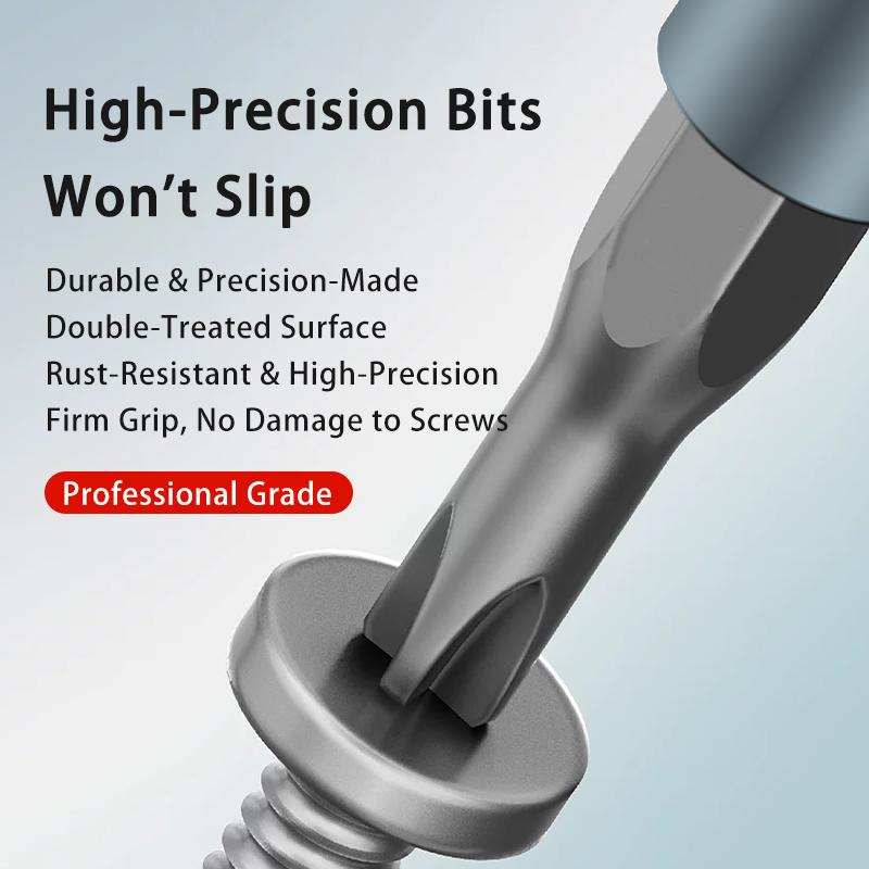 26 in 1 & 24 in 1 Precision Screwdriver Set,[Bearing Steel] 36-Tooth Mini Ratchet Wrench,Magnetic Offset Screwdriver Repair Tool