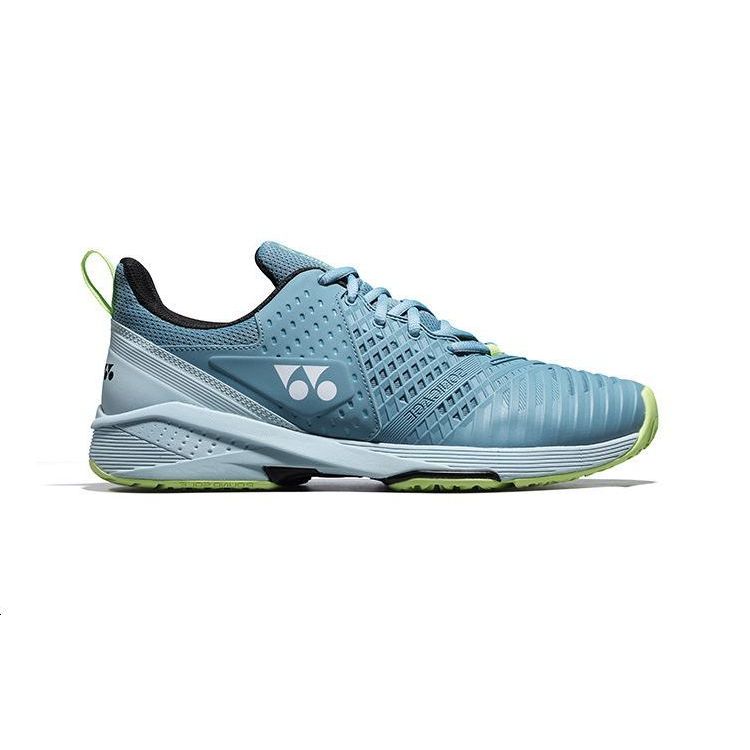 YONEX Power Cushion Sonicage 3 Breathable Comfortable Low-Top Tennis Shoes Unisex Sneaker Smoky-Blue SHTS3WACEX-376