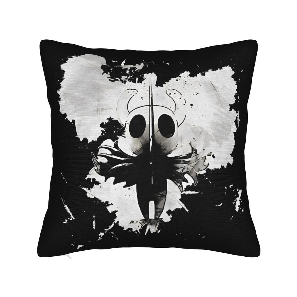 Hollow Knight Quadratische Kissenbezüge Polyester Auto Action-Abenteuer Kissenhülle Kreative Dekor Kissenbezug 4545