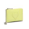 Vintage Oil Wax Real Leather Mini Wallet, Fashion Decor Women's Coin Purse with , Zipper Small Purse for Women