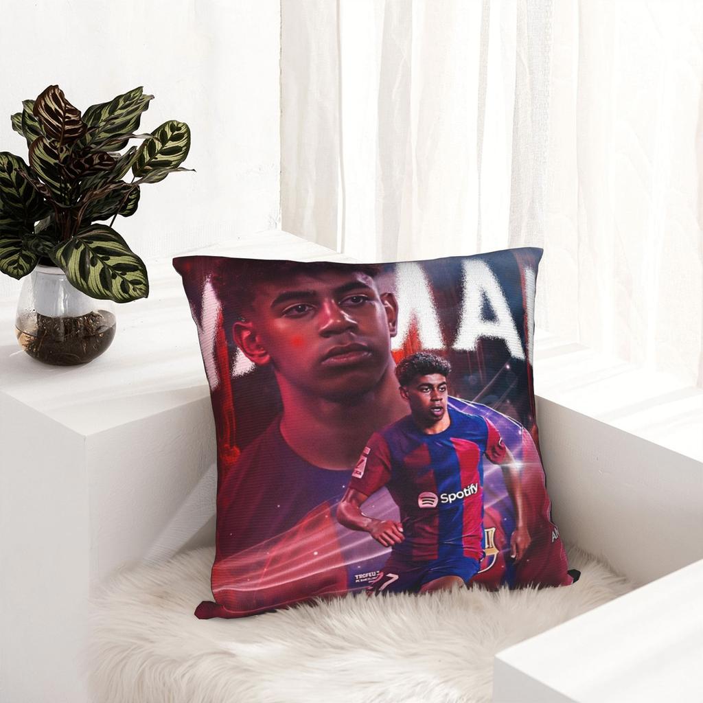 Federa Decorativa Lamine Y-Yamal Merch Letto Stella del Calcio Cuscino da Lancio Custodia Copertura Dropshipping Multimisura