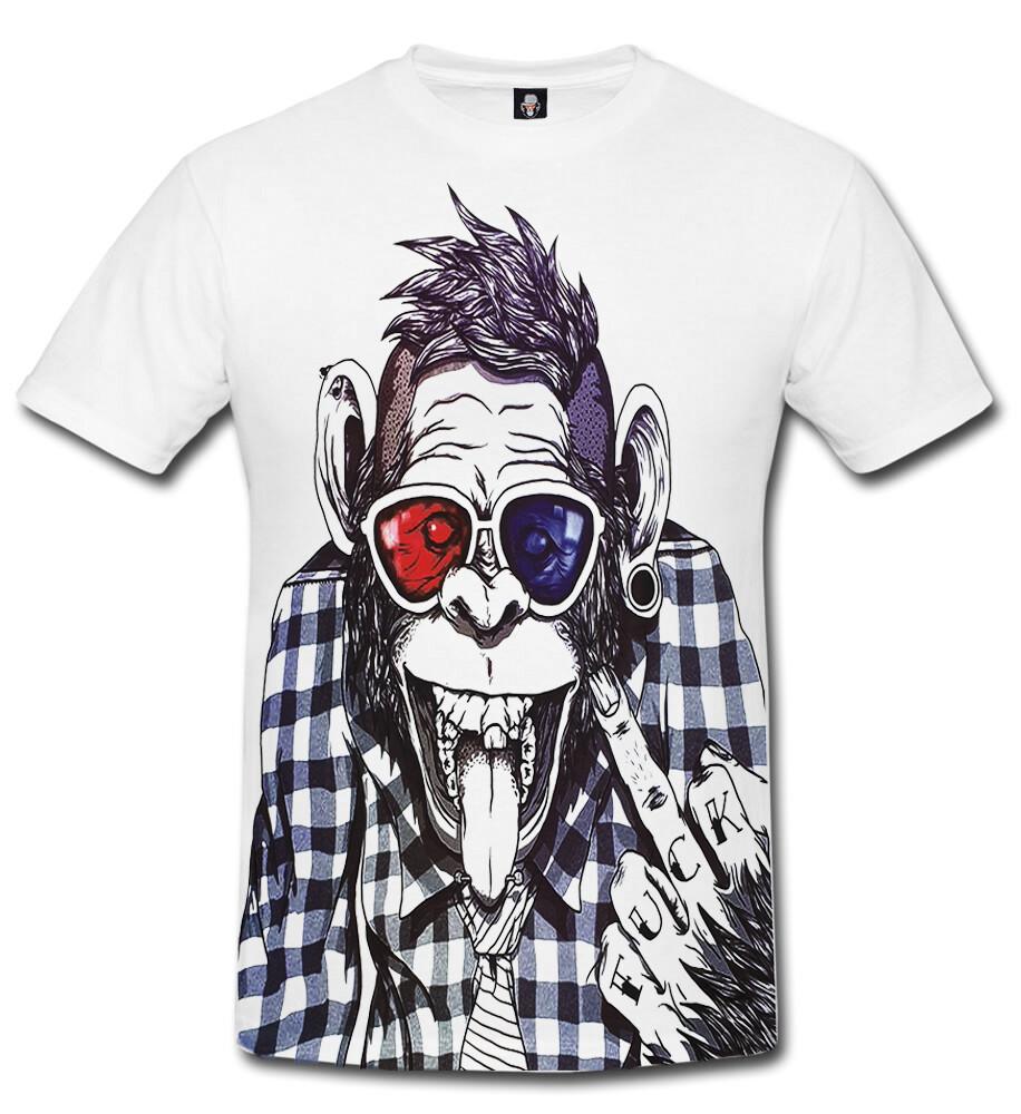 Don't mess with me T-shirt Gorilla Monkey Funny Rude Naughty joke Xmas Gift Top