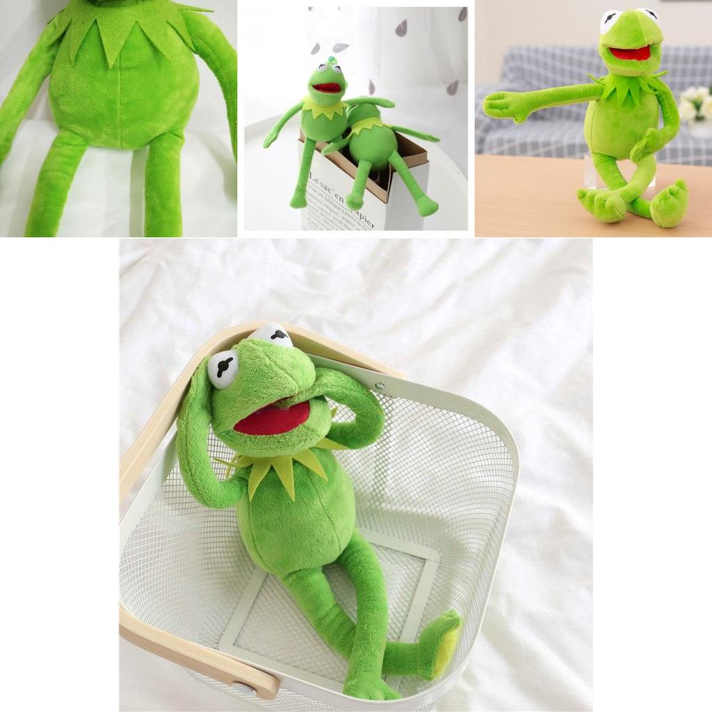 Adorable 18-inch Kermit Muppet Frog Plush Toy Doll For Soft Cuddly Fun