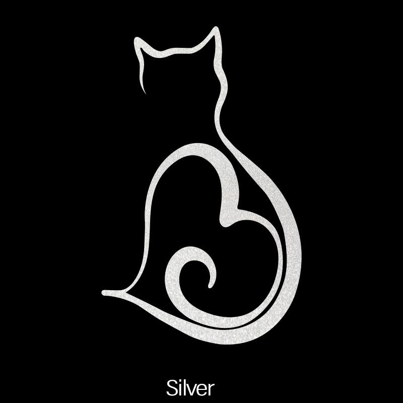 Katter Elsker Hjerte Bilklistremerker for Vindu Støtfanger Styling Dekorasjon Ripe Dekning Biltilbehør Selvklebende Vinylmerker