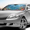Portable Dolphin Car Windshield Sunshade, No Installation Needed, Summer Automobile UV Protection. Order Individually.